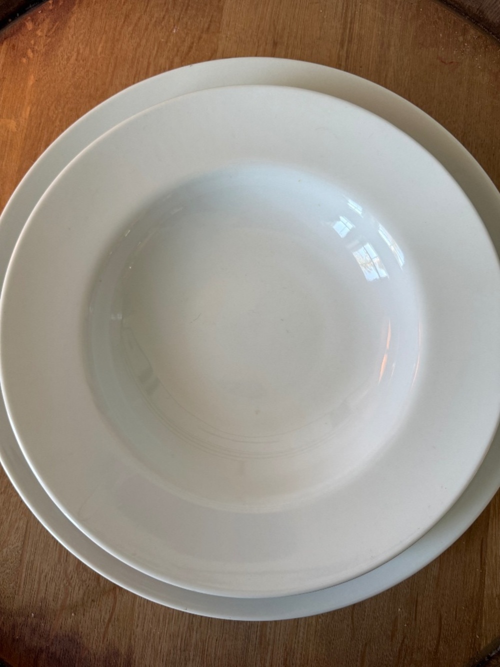 Pottery Barn Great White China Dinner Plates (SET of 4)